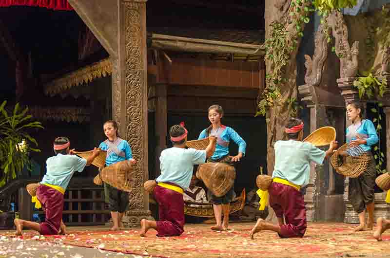 55 - Camboya - Siem Reap - danzas tradicionales